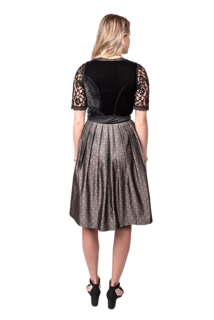 Musta Dirndl Mekko Oktoberfest Ladies Velvet