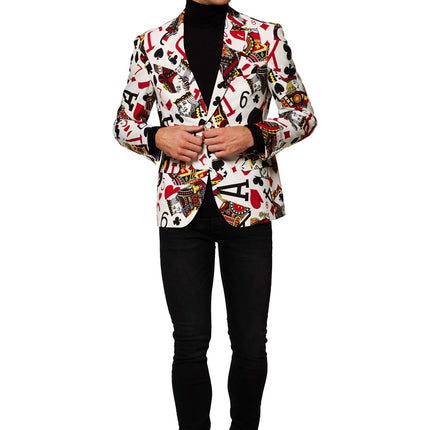 Casino pelikortit Blazer Miesten OppoSuits puvut