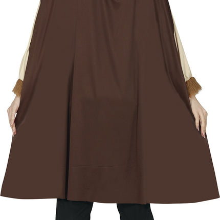 Viikinki puku ruskea naiset