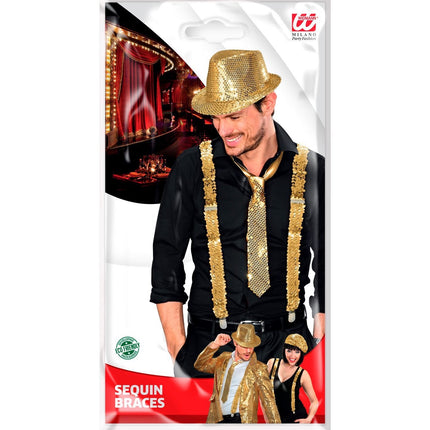 Nauhat paljetteja kulta