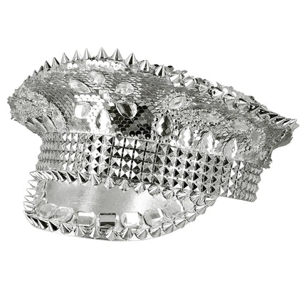 Hopeinen korkki kimaltelee