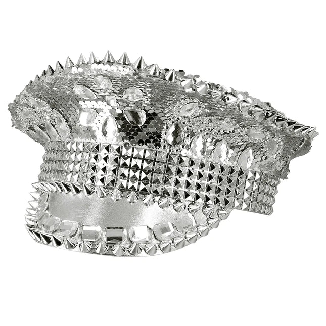 Hopeinen korkki kimaltelee