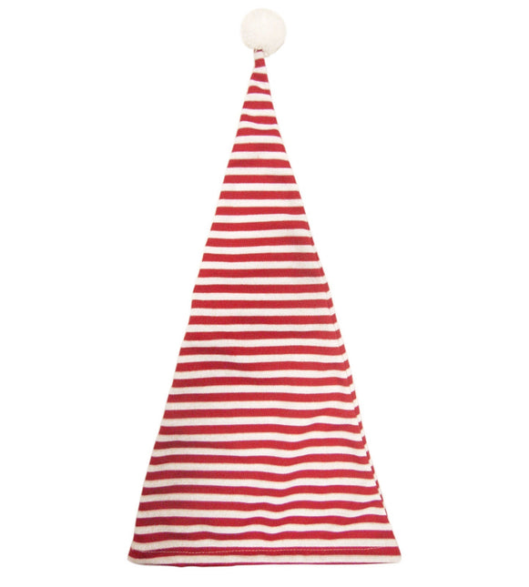 Punainen valkoinen nukkuva hattu