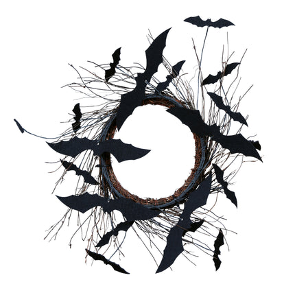 Halloween kruunu lepakot 30cm