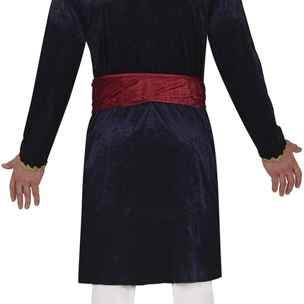 Merirosvo puku sininen punainen miehet