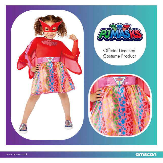 Lapsen puku Owlette Rainbow Dress 6/8 vuotta