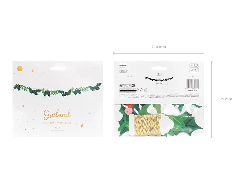 Joulukimppu Holly 1.5m