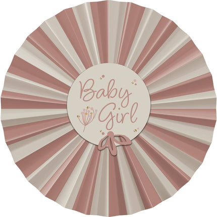 Syntymäpaperi tuulettimet Babygirl 3kpl