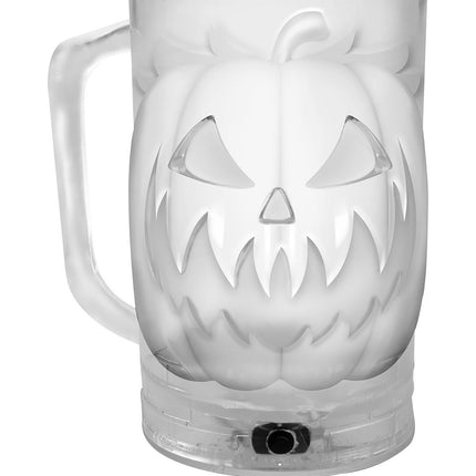 Halloween pöydän koriste valo kurpitsa 10cm