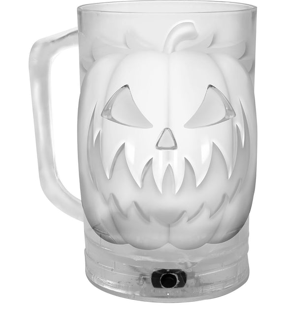 Halloween pöydän koriste valo kurpitsa 10cm