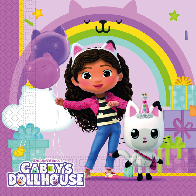 Gabby'S Dollhouse lautasliinat 2-kerros 33cm 20kpl
