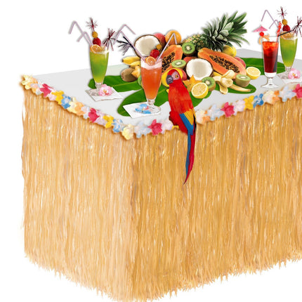 Havaiji pöytä hame kukkia