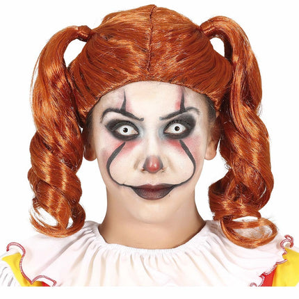 Oranssi peruukki hännät