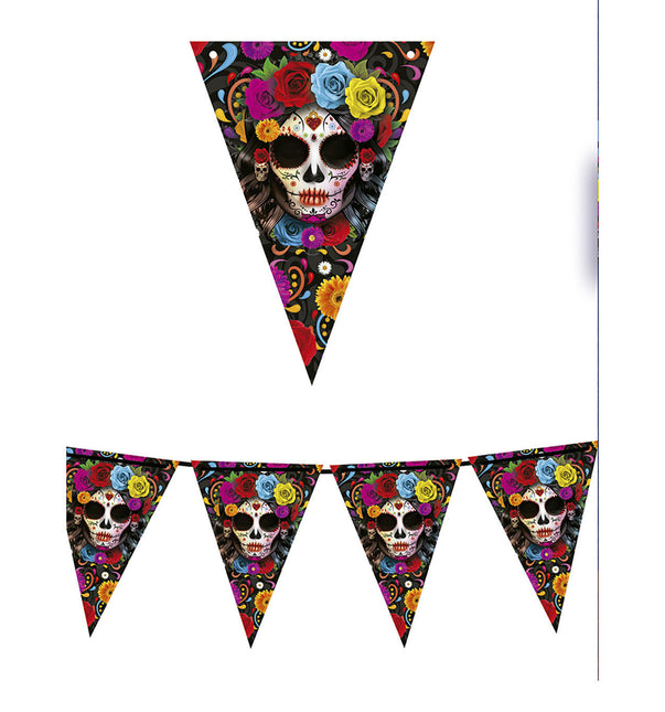 Halloween Garland pääkallot 3m