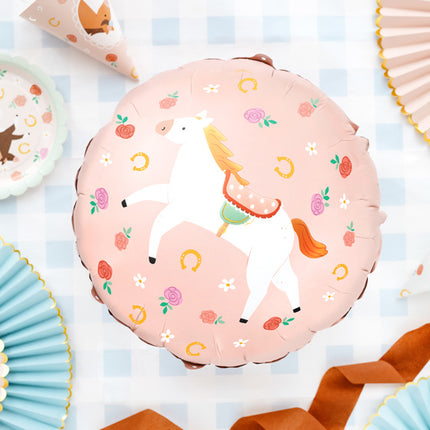 Hevonen helium ilmapallo tyhjä 45cm