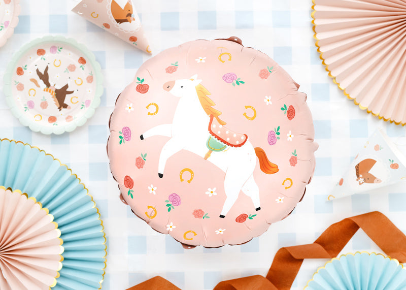 Hevonen helium ilmapallo tyhjä 45cm