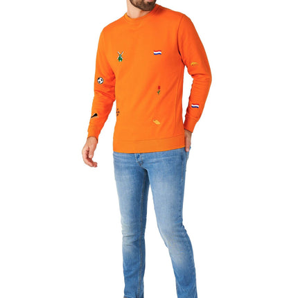 Oranssi Holland Hup villapaita Miesten OppoSuits