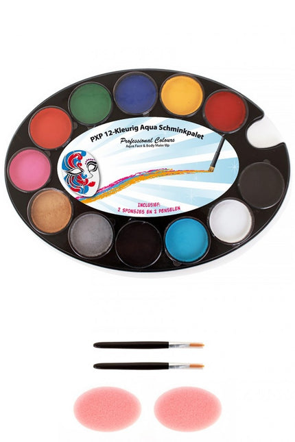 PXP Palette Basic 12 X 4 grammaa 2 sienellä ja 2 lyijykynällä
