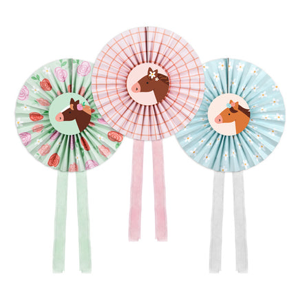 Hevosen ruusuke 35cm 3kpl