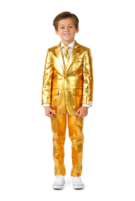 Kultainen puku poika OppoSuits