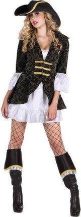 Piratesuit Ladies Musta