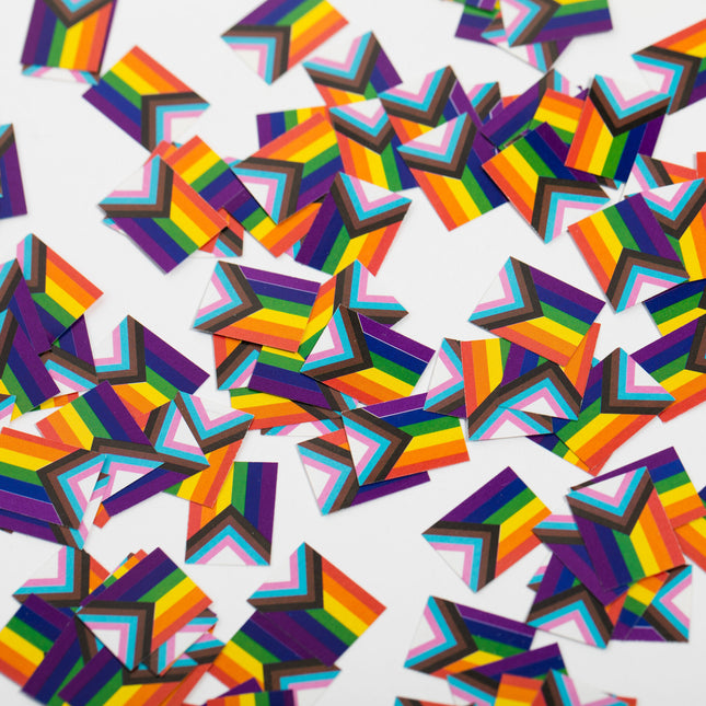 Sateenkaaripöydän konfettipaperi Progress 150kpl