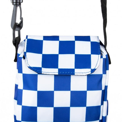 Kukkaro Sininen/valkoinen estetty