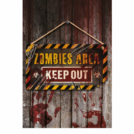 Halloween ovikyltti Zombies alue 35cm