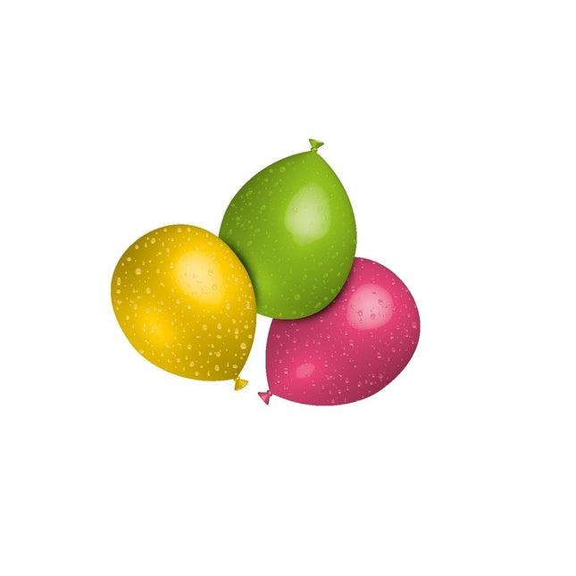 Värilliset vesipallot 9cm 1000kpl