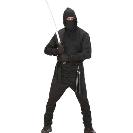 Musta hopea väärennetty miekka 1.07m