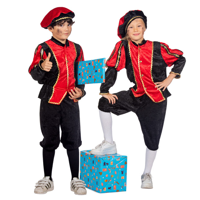 Pietenpak Kind Punainen/Musta Luxe