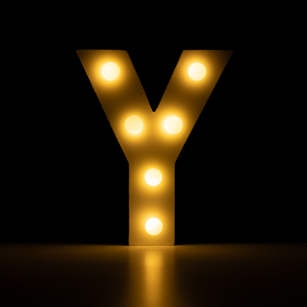 Y Light Letter 16.5cm