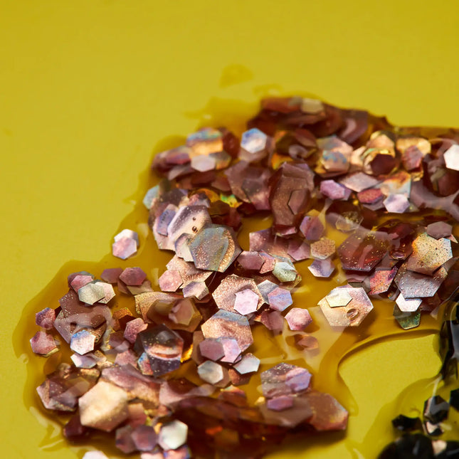 Moon Glitter Hologrammi Hologrammi Chunky Glitter Gel Rose Gold 12ml