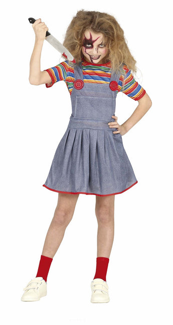 Nukke Halloween puku tyttö