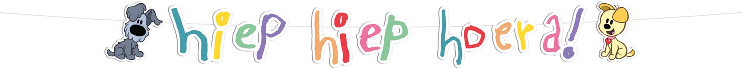 Woezel En Pip Letter Garland 2m