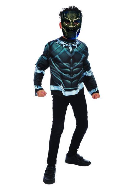 Musta Pantteri puku lapsi 7/8 vuotta