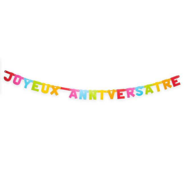 Joyeux Anniversaire Kirje Girland 1.6m