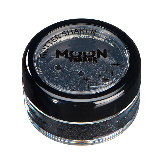 Moon Terror Halloween Glitter Shakers keskiyön musta 5g