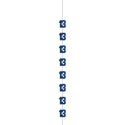 13 vuotta roikkuu koristelu sininen 1.52m