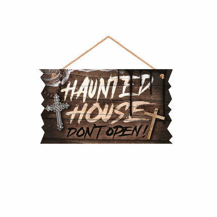 Halloween ovikyltit Haunted House 35cm