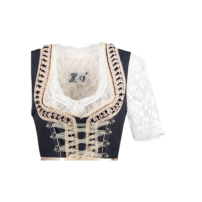 Valkoinen Sininen Dirndl Mekko Oktoberfest Hyvät 2 kpl