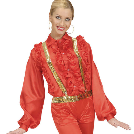 Kultainen vyö paljetteja