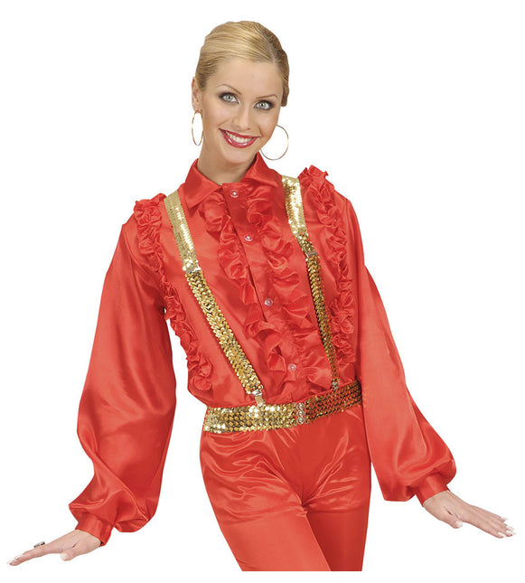 Kultainen vyö paljetteja