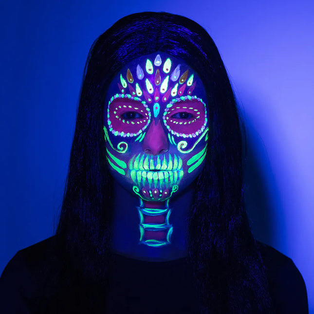 UV-meikkisarja Keltainen Sininen Vaaleanpunainen