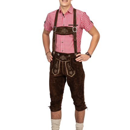 Lederhose Brown Miehet Pitkä