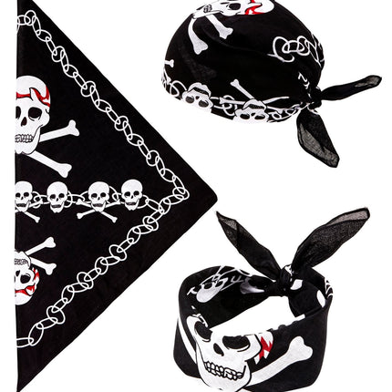 Mustavalkoinen merirosvo Bandana