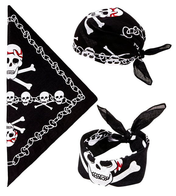 Mustavalkoinen merirosvo Bandana