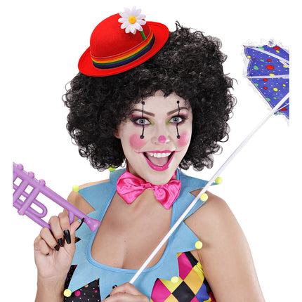 Punainen Bowler hattu kukka