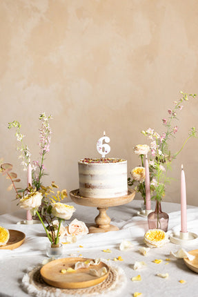 6 vuoden kynttilän terälehdet 8cm