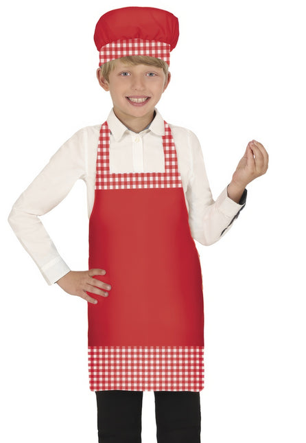 Pukusetti Punainen poika kokki